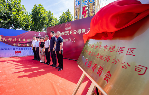 LETOU乐投瑶海分公司党支部成立揭牌典礼顺利进行