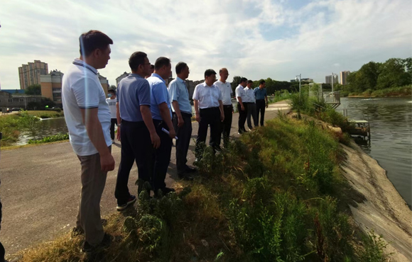 省生态环境；ざ讲熳榈揭嫜袅入湖口水质提升站查抄工作